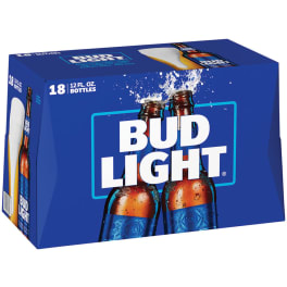 Bud Light Beer - 18 bottles / 12oz