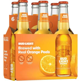 Bud Light Orange Beer - 6 bottles / 12oz