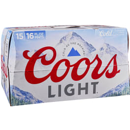 Coors - 15 bottles / 16oz