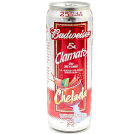 Budweiser Clamato Chelada Lager - 1 can / 25oz
