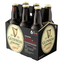 Guinness Extra Stout - 6 bottles / 11.2oz