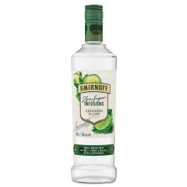 Smirnoff Zero Sugar Infusions Cucumber & Lime - 750mL
