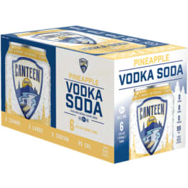 Cantina Pineapple Vodka Soda - 6 cans / 12oz