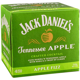 Jack Daniel's Apple Fizz - 4 cans / 355mL