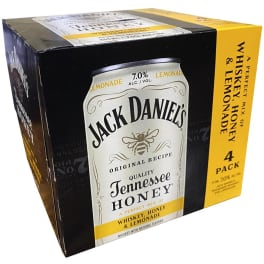 Jack Daniel's Tennessee Honey Lemonade - 4 cans / 355mL