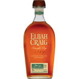 Elijah Craig Straight Rye 750ml