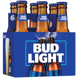 Bud Light Beer - 6 bottles / 7oz