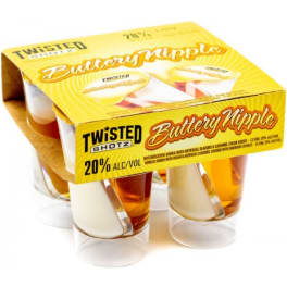 Twisted Shotz Buttery Nipples 4pack 100ml