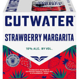 Cutwater Strawberry Margarita 4pack 12oz