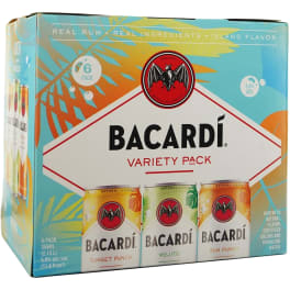 Bacardi Variety Pack - 6 cans / 355mL