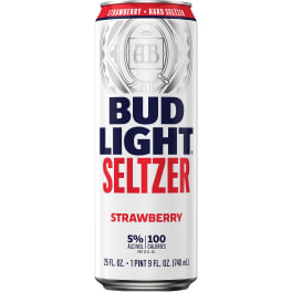 Bud Light Strawberry Seltzer 25 oz can