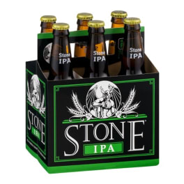 STONE IPA 6 pack 6 pack bottles