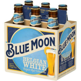 Blue Moon 6 pack 6 pack bottles