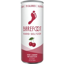 Barefoot Cherry & Cranberry Hard Seltzer 8 oz can