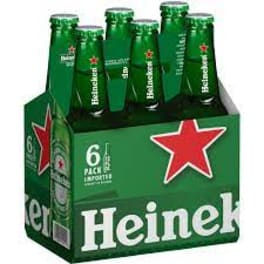 Heineken 6 pack 6 pack bottles