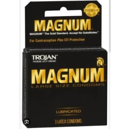 Trojan Magnum Condoms 3 pk.