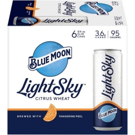 Bluemoon Light Sky - 6 pack can / 12oz