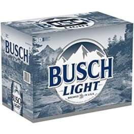 BUSCH LIGHT - 30PK CAN - 12 OZ