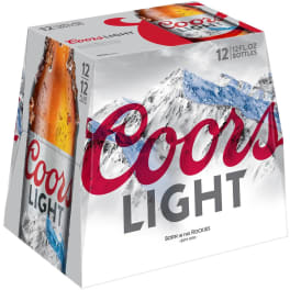 Coors Light 12 pk 12 oz BTL