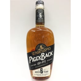 WHISTLE PIG - PIGGY BACK 6YR RYE - .750L