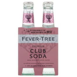 FEVER-TREE - CLUB Soda & Mixers 4PK - 7 OZ