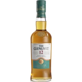 The Glenlivet Single Malt Scotch Whisky 12 Year Old Whiskey Scotch - 375mL