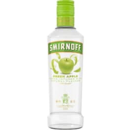 Smirnoff Green Apple Flavored Vodka - 375mL