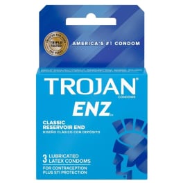 Trojan ENZ condoms 3pk.
