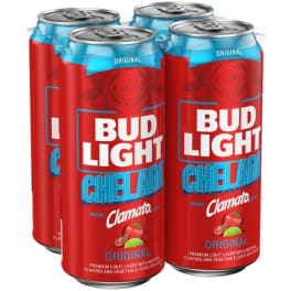 Bud Light Chelada Clamato 4pack 16oz