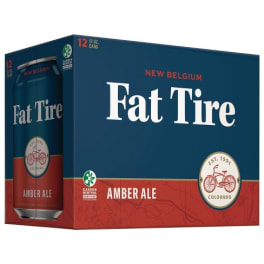 NEW BELGIUM FAT TIRE 12 PK CAN