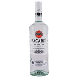 BACARDI SILVER SUPERIOR RUM 1.0L