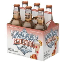 SMIRNOFF ICE PEACH BELLINI 6 PK