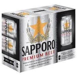 SAPPORO 12 PK CAN