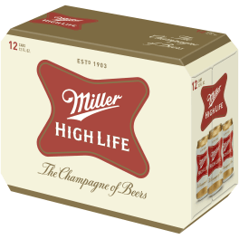 MILLER HIGH LIFE 12 PK CAN