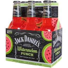 JACK DANIELS WATERMELON PUNCH 6 PK