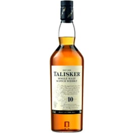 Talisker 10 Year Old Wiskey Scotch - 750mL
