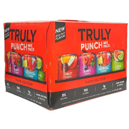 Truly Hard Seltzer Punch Variety Pack, Spiked & Sparkling Water - 12 cans / 12oz