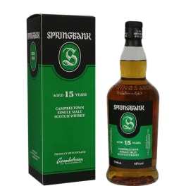 Springbank 15 Year Single Malt Scotch Whiskey - 750mL