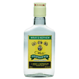 Wray & Nephew 63 Proof White Overproof Rum Bottle (200 ml)