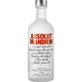 Absolut Mandrin Vodka - 375mL