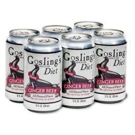 Goslings Diet Ginger Beer - 6 pack / 12oz