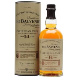 The Balvenie 14 Years Old Cask Single Malt Whiskey Scotch - 750mL