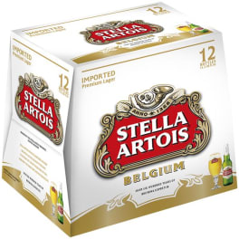 Stella Artois 12 Pack Bottle