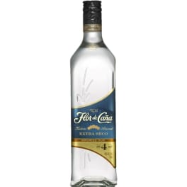 Flor De Caña Extra Dry 4 Year Old White Rum - 750mL Flor de Caña