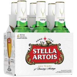 Stella Artois Pale Lager - 6 bottles / 11.2oz