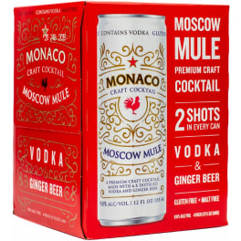 Monaco Moscow Mule - 4 cans / 12oz