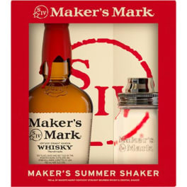 Maker's Mark Bourbon with Shaker - 750mL