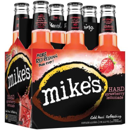 Mikes Harder Strawberry Lemonade 6 pack 6 pack bottles