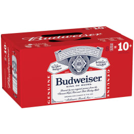 Budweiser Pale Lager - 8 cans / 16oz