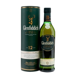 Glenfiddich 12 Year Old Single Malt Scotch Whisky 750ml